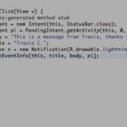 Android Application Development Tutorial 190 Setting Up A Notification
