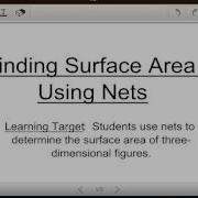 Find Surface Area Using Nets