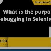 What Is The Purpose Of Debugging And Testing Selenium Interview Question 154