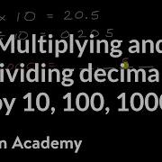 Multiplying And Dividing Decimals By 10 100 1000
