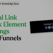 Social Link Block Element Settings FlexiFunnels
