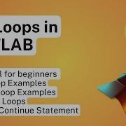 For Loop In MATLAB Beginners Tutorial