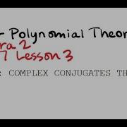 Complex Conjugates Theorem
