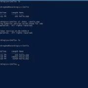 Powershell Compiling Using Cl In 1 Step
