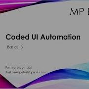 Coded UI Automation Basics 3 Automation Of Main Menu Items