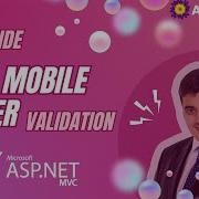 Client Side US Mobile Number Validation In ASP Net MVC
