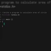 C Program Calculate Area Of Circles C Programming Clanguage Computer