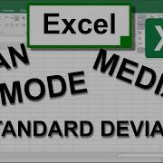 Calculate Mean Median Mode And Standard Deviation In Excel