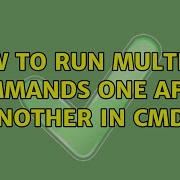How To Run Multiple Commands One After Another In Cmd 5 Solutions
