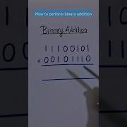 Binary Addition How To Add Binary Digits Ece Logicgates Computer Science