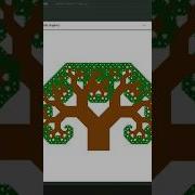 Draw Pythagoras Tree Using Python Turtle Shorts Shortvideo Short Python Pythonturtle
