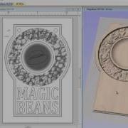 Vectric V8 Tutorials Magic Beans 3D Modeling
