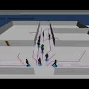 CrowdSim Pedestrian Evacuation