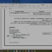 String Manipulation Functions CH 5