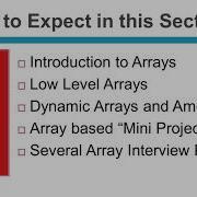 045 Introduction To Array Based Sequences