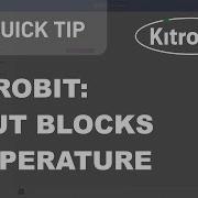 Microbit MakeCode Editor Input Blocks Temperature Kitronik