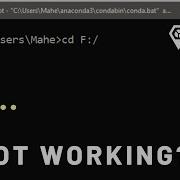 Changing Directory Is Not Working In Command Prompt In Windows
