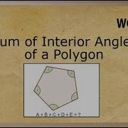 WCLN Math Sum Of The Interior Angles Of A Polygon