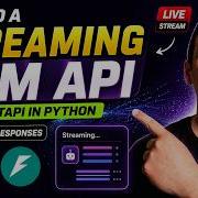 Build A Streaming LLM API With FastAPI In Python Real Time Responses