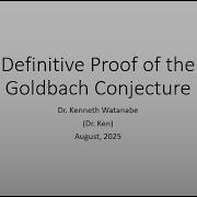Definitive Proof Of The Goldbach Conjecture