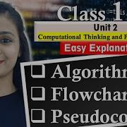 Algorithms Flowcharts Pseudocode Easy Explanation Lovejeet Arora Class 11 CS