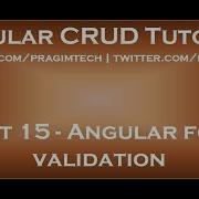 Angular Form Validation