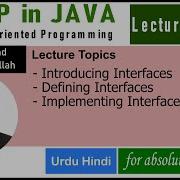 OOP In Java Lecture 17 Interfaces Understanding Defining And Implementing