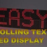 How To Make Scrolling Text Led Display 16X64 Led Matrix