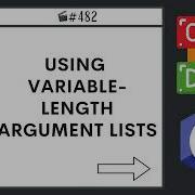 Using Variable Length Argument List Ep 482 C Programming Language