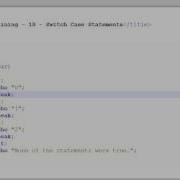PHP Training 10 Switch Case Statements