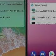 Xamarin Forms Widget Sample