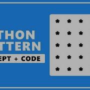 Square Star Pattern Python Python Pattern Series Learning Section