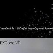 Cross All Numbers In A List After Removing Even Numbers From It Python VEXCode VR