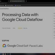 Processing Data With Google Cloud Dataflow Googlecloud Qwiklabs CodingBuddies