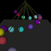 Pendulums Harmonic Motion 3D OpenGL QB64
