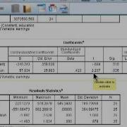 Линейная регрессия SPSS часть 3