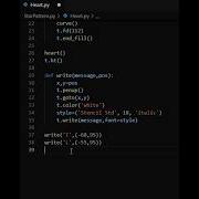 Make A Heart And Print I Love You Using Python Shorts Python Coding Cse Shortsfeed