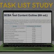 Complete 6th Edition BCBA Task List Study Guide BCBA Exam Task List Sixth Edition Review F I