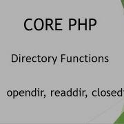 3 Opendir Readdir Closedir In PHP PHP Directory Functions