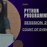 Count Of Even Numbers SESSION 29 Python Programming For Beginners
