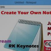 16 Java Mini Project 03 How To Create Your Own NotePad Using AWT Event ActionListener RK