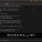 Emacs Tutorial 4 Basic Navigation Part 2