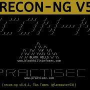 Recon Ng V5 Web Interface