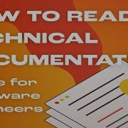 How To Read Technical Documentation For Software Engineers