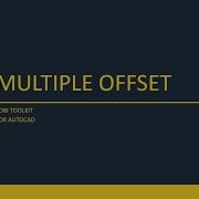 AutoCAD Multiple Offset Kobi Toolkit