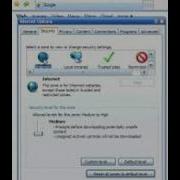 Internet Explorer Security Settings