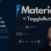 Toggle Button Learn Material UI Components In React