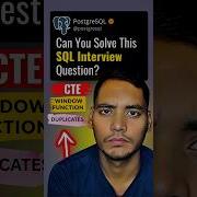 SQL Interview Question For Data Analyst Remove Duplicates Using SQL CTE Window Function
