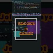 Join 2 Arrays Using Array Concat Or Spread Operator In JavaScript Shorts Jsbyjs Interview