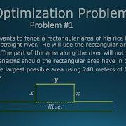 Optimization Problem 1 Calculus
